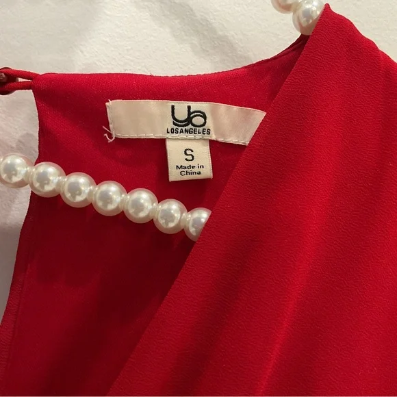 🔴YA LOS ANGELES RED V NECK DRESS🔴 - Picture 3 of 11